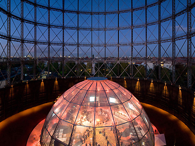 Nachhaltiges Feiern | Das Gasometer in Berlin